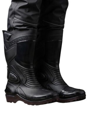 Botas Impermeables SKYBANG para Motociclista / Lluvia - Alta Protección y Agarre