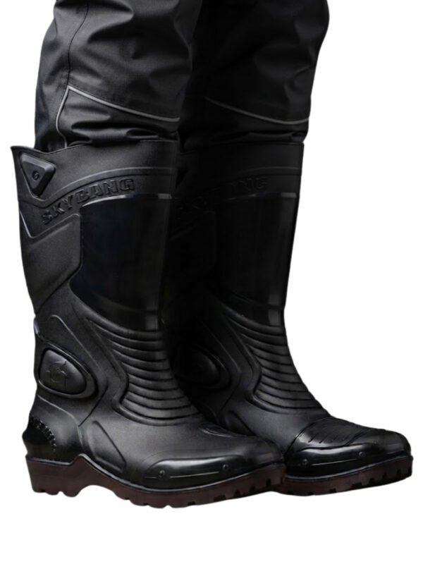 Botas Impermeables SKYBANG para Motociclista / Lluvia - Alta Protección y Agarre