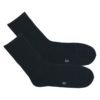 Calcetines Largos Negros, (Pack de 12 pares)