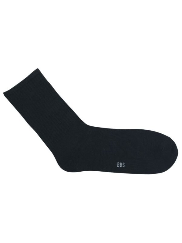 Calcetines Largos Negros, (Pack de 12 pares)