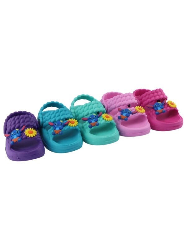 Sandalia Infantil tipo Croc Stitch Antideslizante Ligeras para Niña