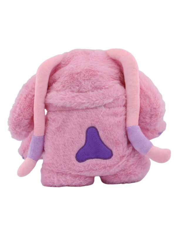 Peluche Térmico Alivia Cólicos y Dolores, Diseño Stitch  con antenas largas (Rosado)