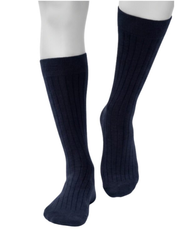 Calcetines Largos de algodon, (Pack de 12 pares, 4 estilos)