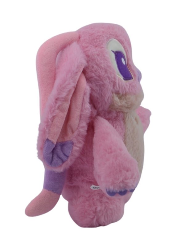 Peluche Térmico Alivia Cólicos y Dolores, Diseño Stitch  con antenas largas (Rosado)