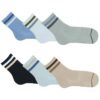 Calcetines Largos de algodon, (Pack de 12 pares, 4 estilos)