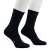 Calcetines Largos Negros, (Pack de 12 pares)
