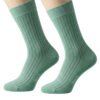 Calcetines Largos de algodon, (Pack de 12 pares, 4 estilos)